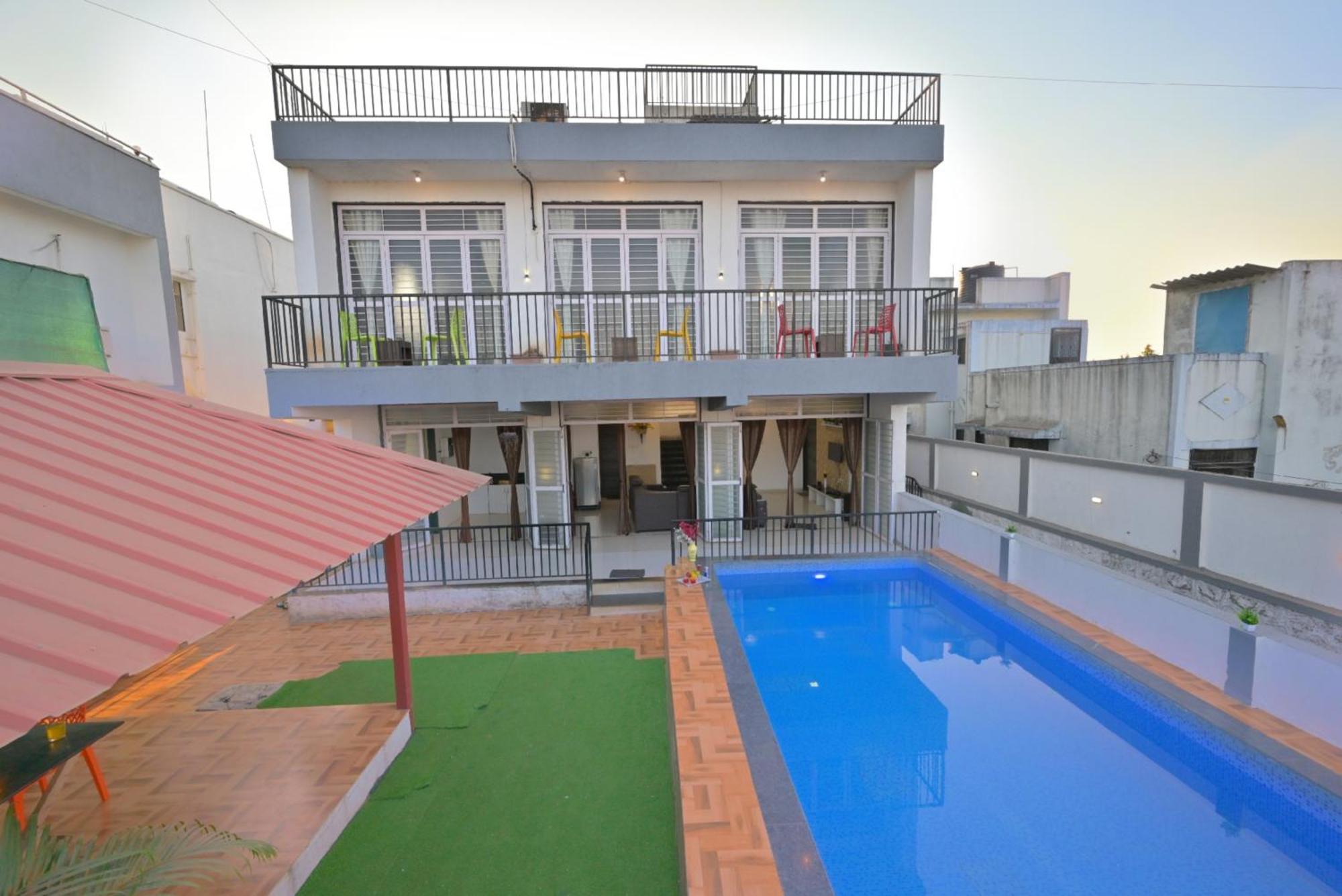 Ll Empyrean Stay Ll 4Bhk Ll Ac Ll Pool Ll Mystical Stone Villa Ll Лонавала Экстерьер фото